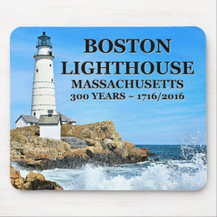 Boston Lighthouse, Massachusetts Mousepad