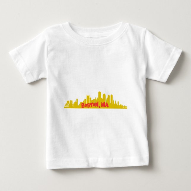 Boston, MA Baby T-shirt (Vorderseite)