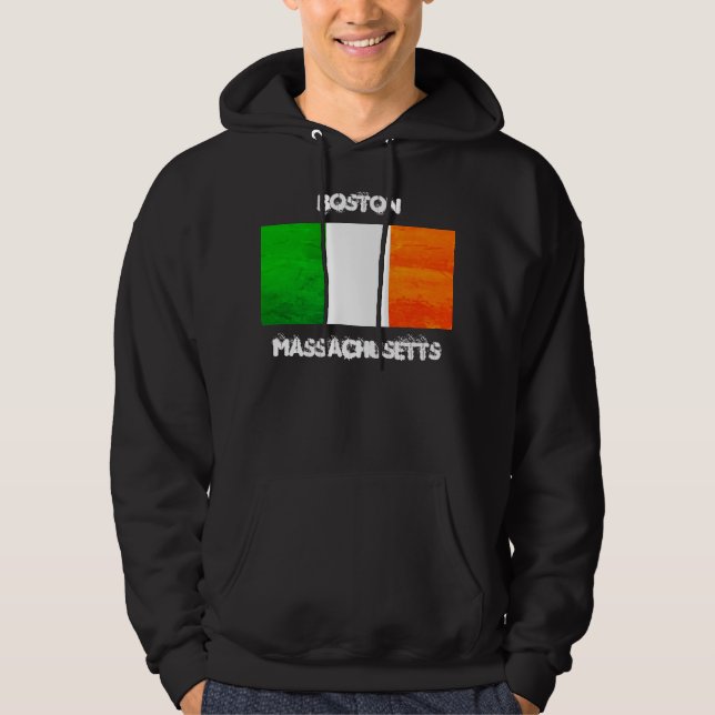 Boston MA Irish Pride Tee – Travel & Heritage (Vorderseite)