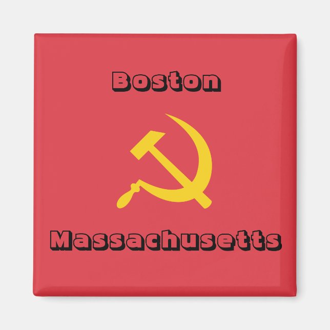 Boston, MA Liberal Progressive City Magnet (Vorne)