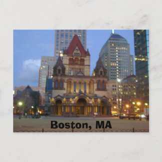 Boston, MA Postkarte
