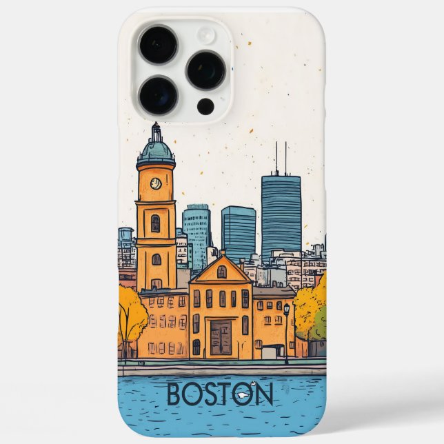 Boston MA USA Travel iPhone 16 Pro Max Hülle (Rückseite)