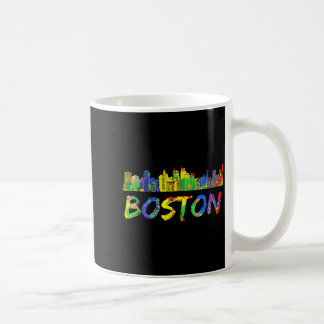 Boston Machusetts Shirt Skyline Paint Vintage  Kaffeetasse