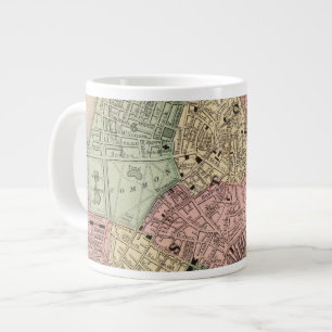 Boston Map by Mitchell Jumbo-Tasse
