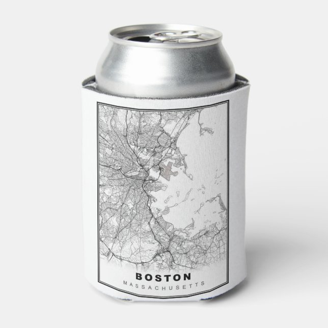Boston Map Dosenkühler (Kanne Vorderseite)