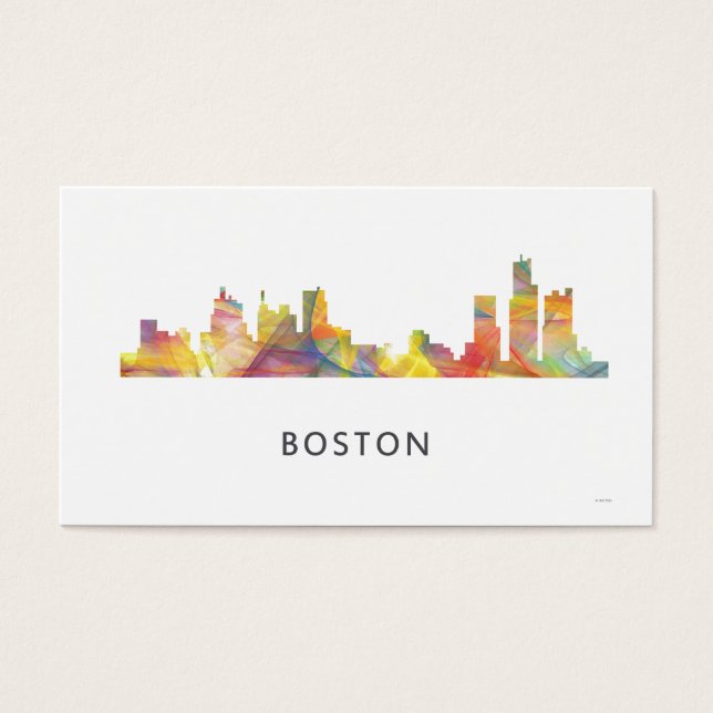 BOSTON MASS. SKYLINE WB1- (Vorderseite)