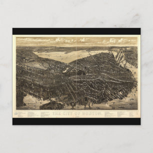 Boston Massachusetts (1879) Postkarte