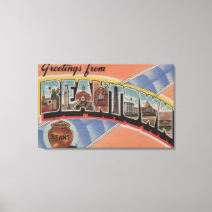 Boston, Massachusetts (Bohnen-Stadt) Leinwanddruck