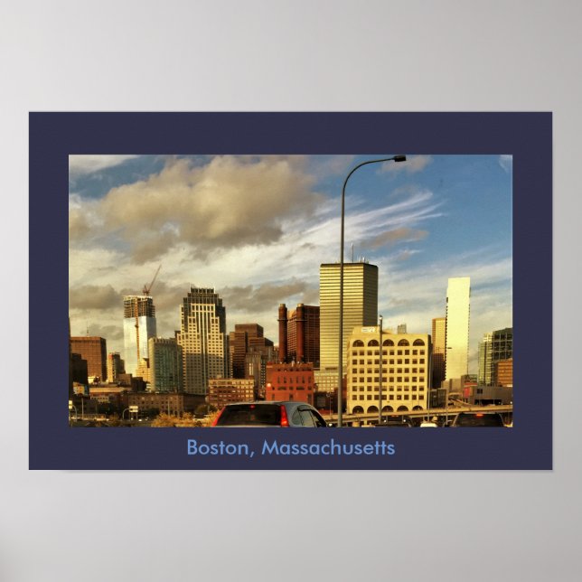Boston Massachusetts Foto Poster (Vorne)