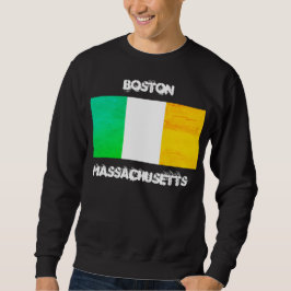 Boston Massachusetts Irische Flagge – Boston Souve Sweatshirt