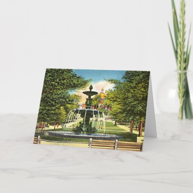 Boston Massachusetts Karte (Vorderseite)