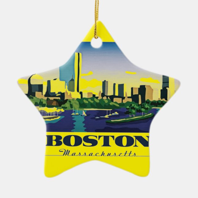 Boston, Massachusetts Keramikornament (Vorne)