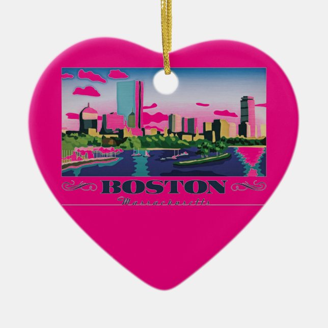 Boston, Massachusetts Keramikornament (Vorne)