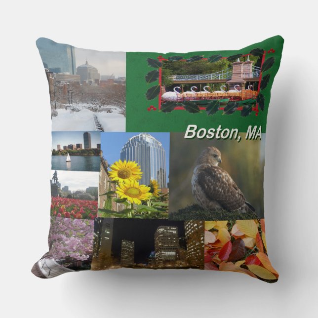 Boston, Massachusetts Kissen (Vorderseite)