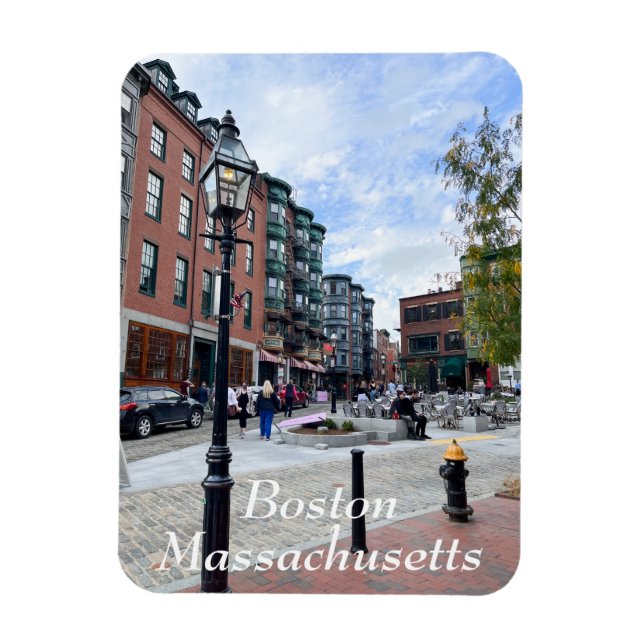 Boston Massachusetts Magnet (Vertikal)