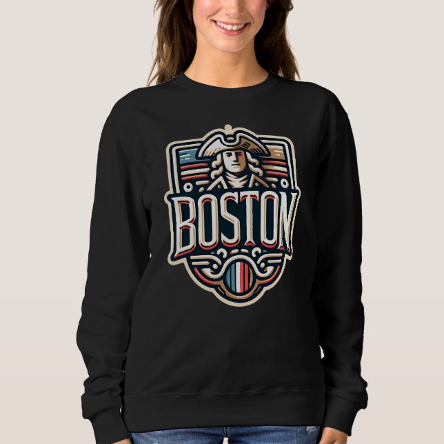 Boston Massachusetts Paul Revere Sweatshirt (Vorderseite)