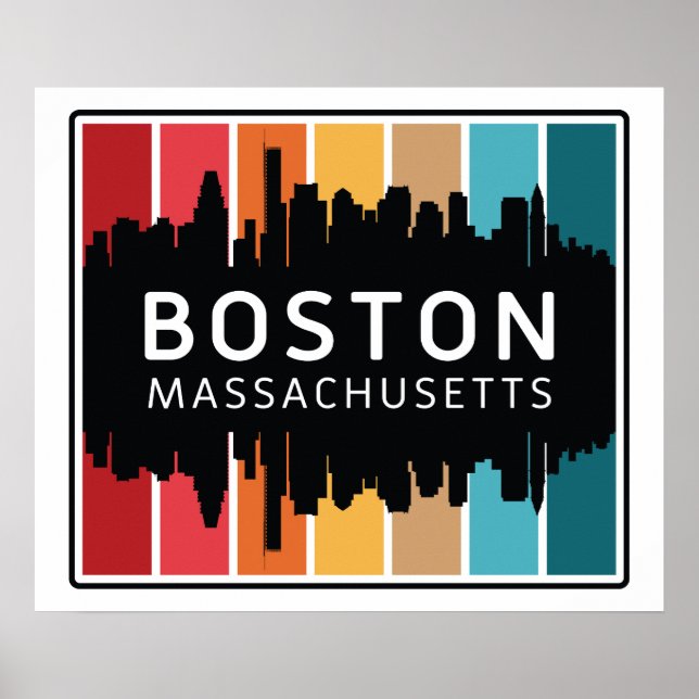 Boston Massachusetts Poster (Vorne)