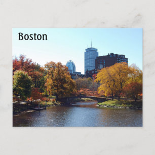Boston Massachusetts Postkarte