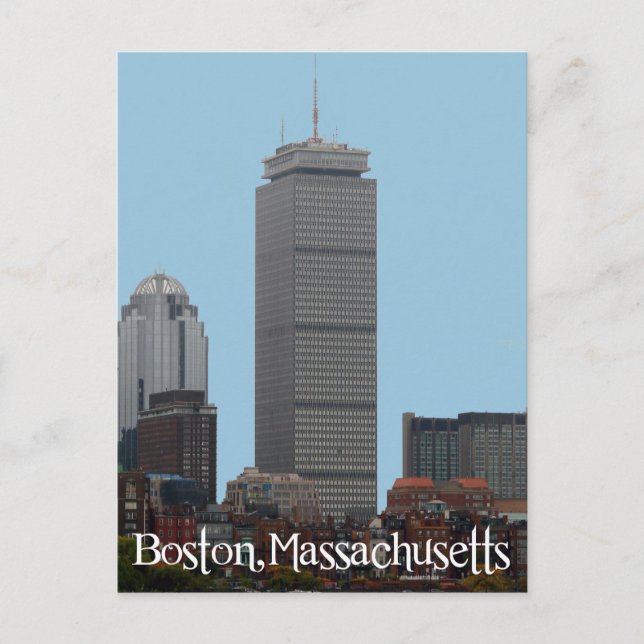 Boston Massachusetts Prudential Tower Post Card Postkarte (Vorderseite)
