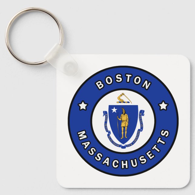 Boston Massachusetts Schlüsselanhänger (Vorderseite)