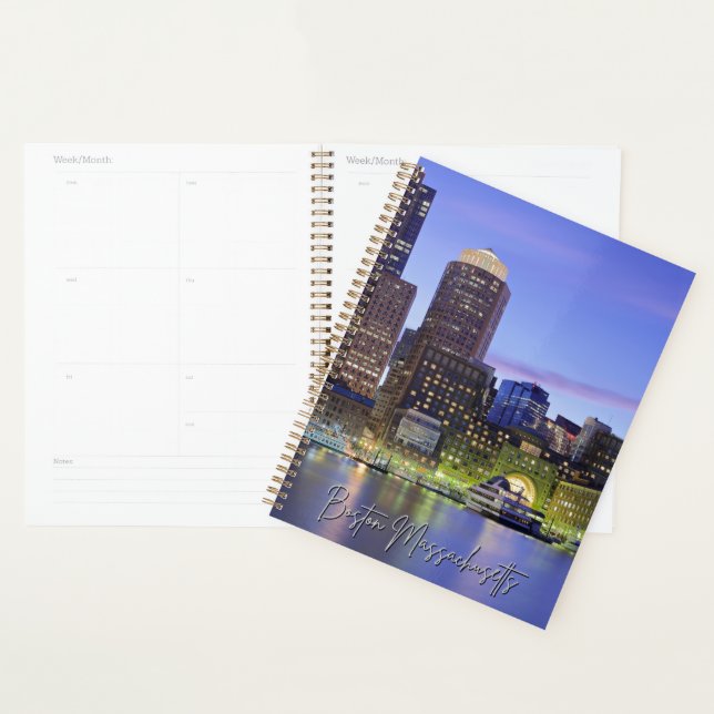 Boston Massachusetts Skyline Calendar Planner Planer (Anzeige)