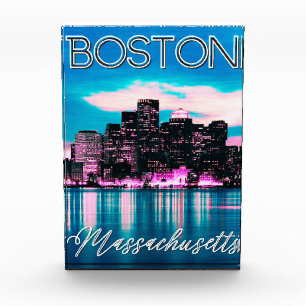 Boston Massachusetts Skyline Fotoblock