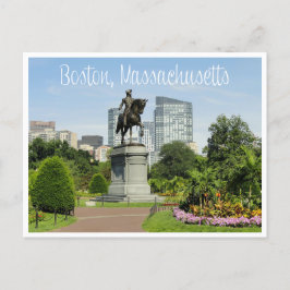 Boston Massachusetts Skyline - USA Postkarte