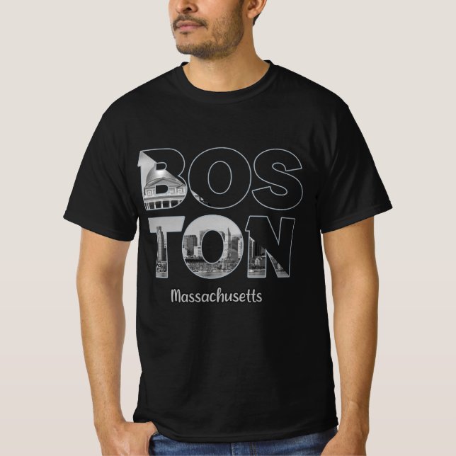 Boston Massachusetts T-Shirt (Vorderseite)
