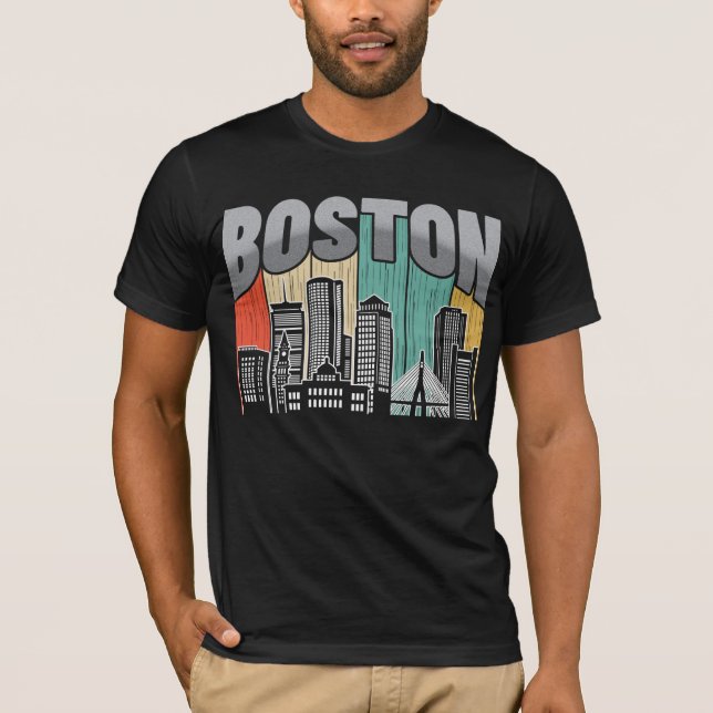 Boston Massachusetts T-Shirt (Vorderseite)