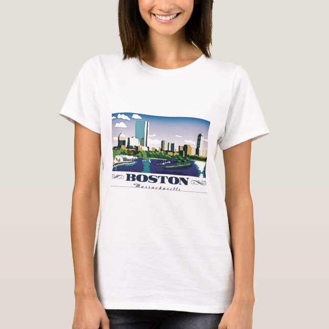 Boston, Massachusetts T-Shirt (Vorderseite)
