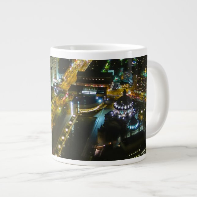 Boston, Massachusetts, USA Jumbo-Tasse (Vorderseite Rechts)