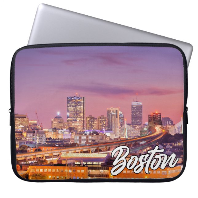 Boston, Massachusetts, Vereinigte Staaten Laptopschutzhülle (Vorderseite)