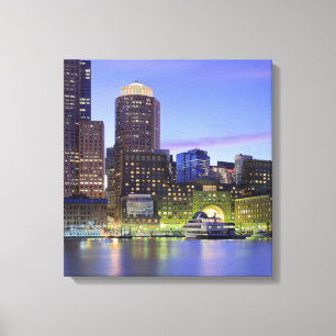 Boston Massachusetts Wrapped Canvas 16,80 X 17,50 Leinwanddruck