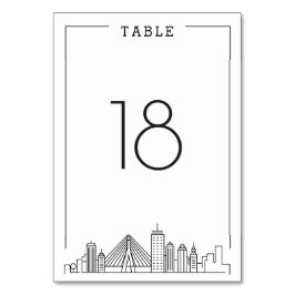 Boston, Massenhochzeit | Tischnummer