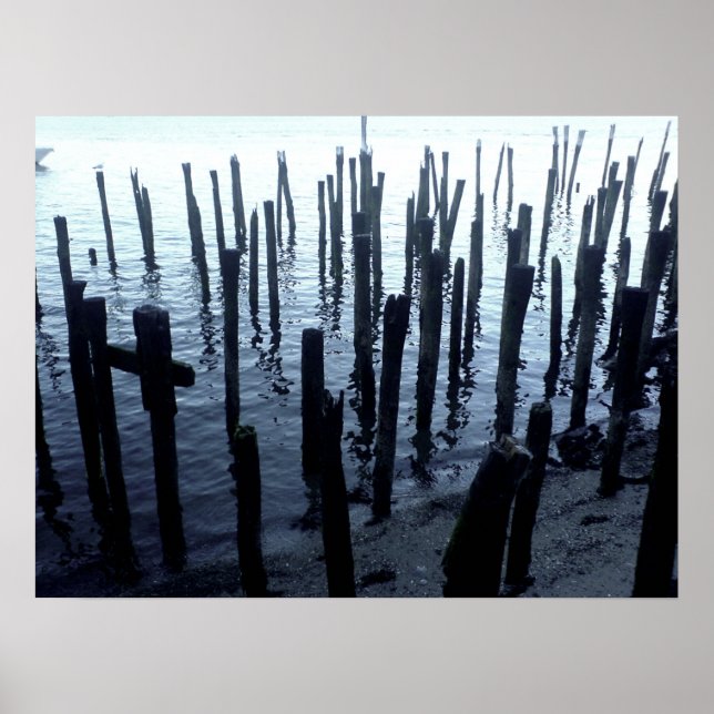 Boston North End Wasserfront Pier Poster (Vorne)