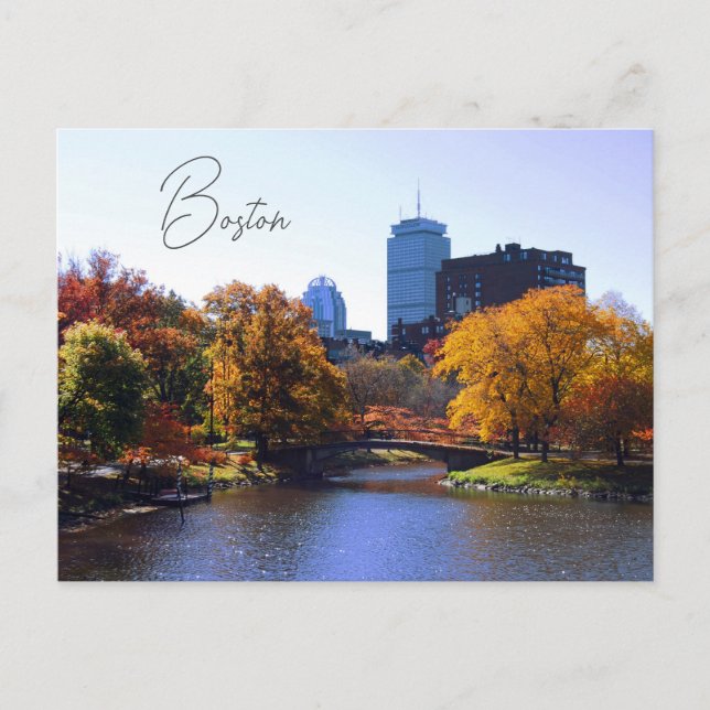 Boston Postcard Postkarte (Vorderseite)