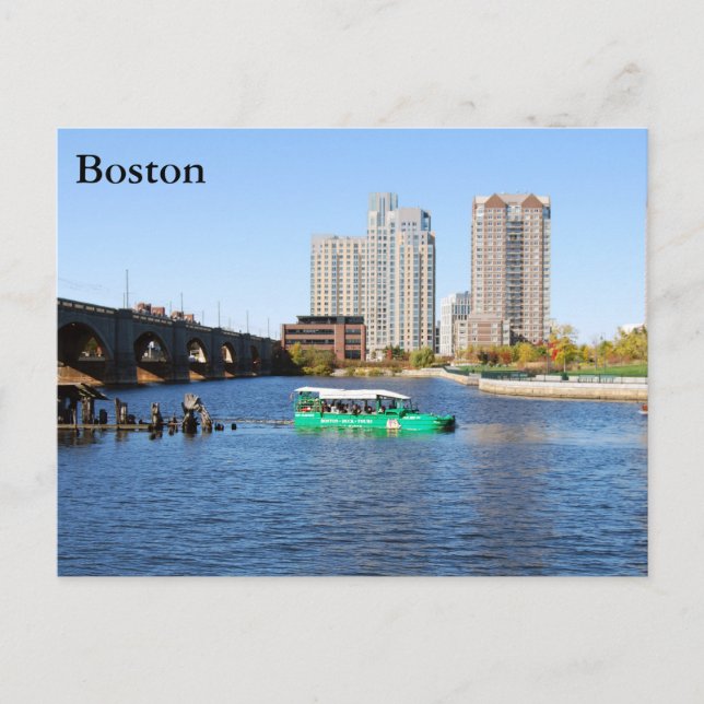 Boston Postcard Postkarte (Vorderseite)