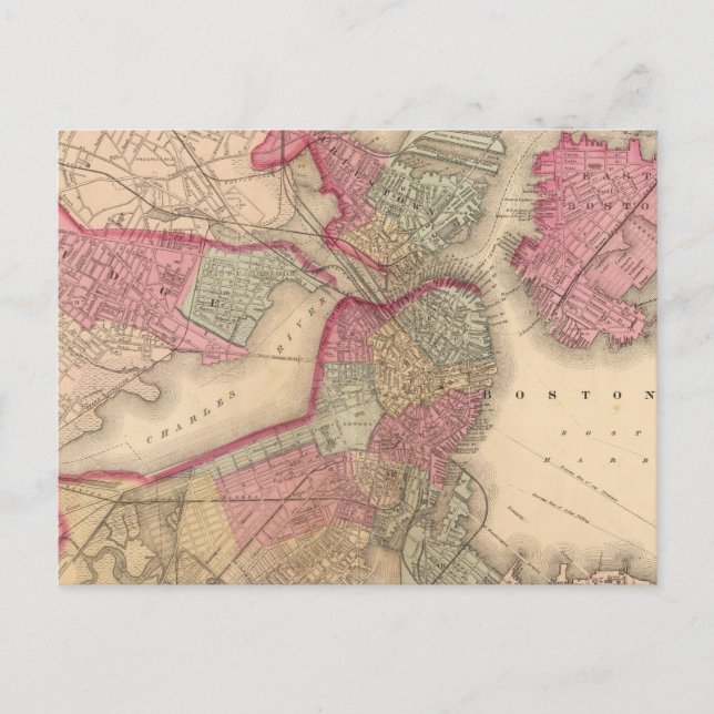 Boston Postkarte (Vorderseite)