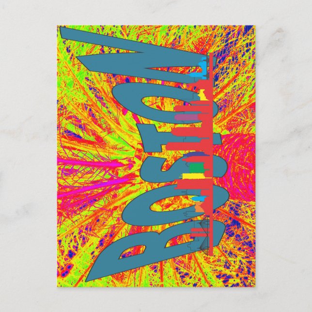 Boston Postkarte (Vorderseite)