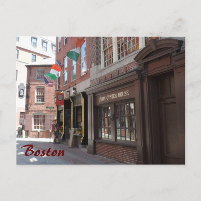 Boston Postkarte (Vorderseite)