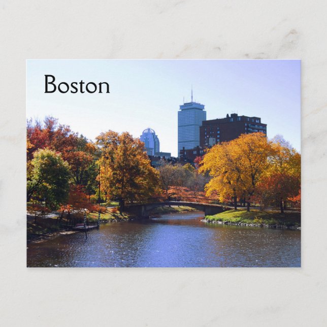 Boston Postkarte (Vorderseite)
