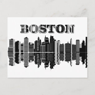 Boston Postkarte