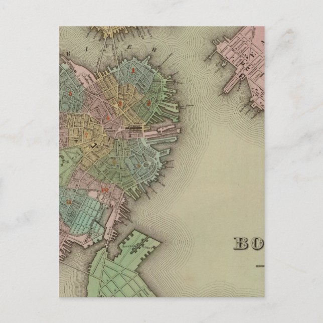 Boston Postkarte (Vorderseite)