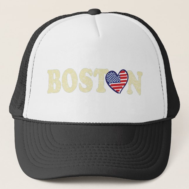 Boston Pride in Amerika Truckerkappe (Vorderseite)