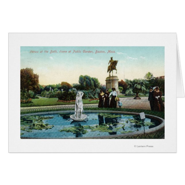 Boston Public Garden Blick auf die Venus im Bad (Vorderseite (Horizontal))