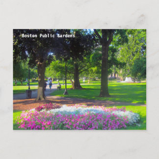 Boston Public Gardens Postkarten