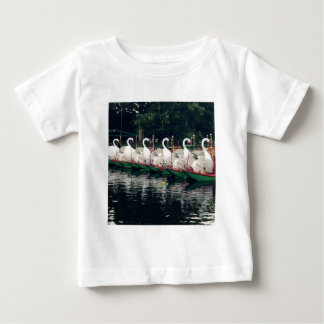 Boston Public Gardens Swan Boote Baby T-shirt