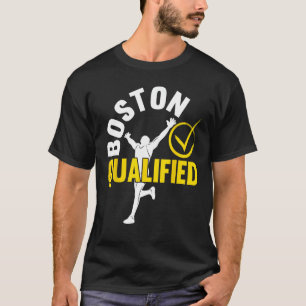Boston Qualifier Proud Marathon Running T-Shirt