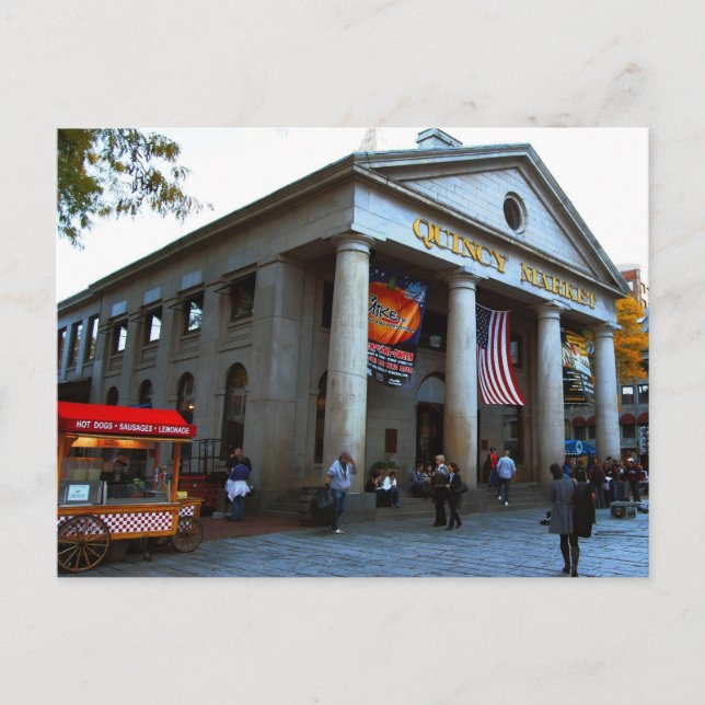 Boston Quincy Market Postcard Postkarte (Vorderseite)