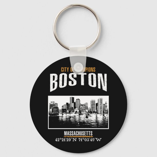 Boston Schlüsselanhänger (Vorderseite)